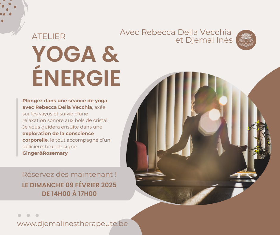 Affiche Atelier Yoga & Energie